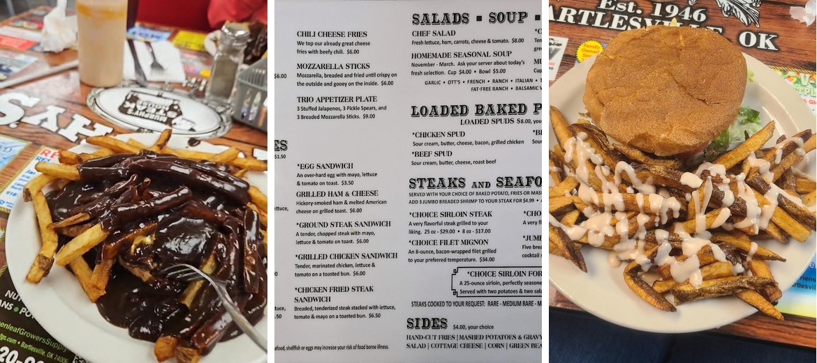 Murphy's Original Steak House Menu