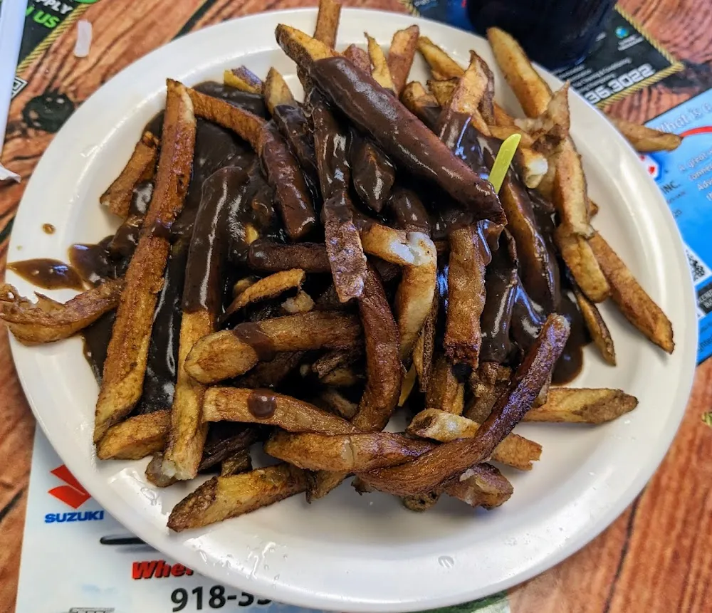 Hot Hamburger with Gravy over All